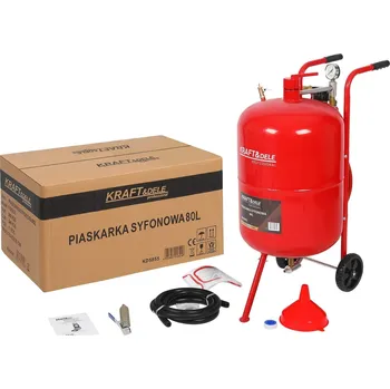 dílenský stroj SYFONOVÁ PÍSKOVAČKA 80L + PŘÍSLUŠENSTVÍ KD5855