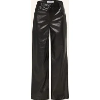 Dámské kalhoty Comma Casual Identity Dámské Kalhoty V Koženém Vzhledu,...