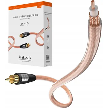 Audio kabel Kabel pro subwoofer In-Akustik STAR MONO SUB standardní (RCA - RCA) 2 m