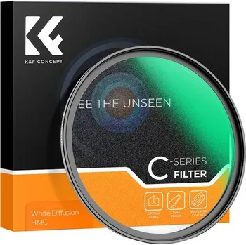 K&F 40.5MM C Series Black Mist Filter 1/8, Ultra-thin multilayer Green Coating