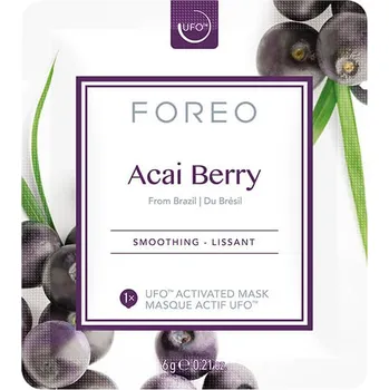 Vyhlazující pleťová maska Acai Berry (Smoothing Mask) FOREO - 6 x 6 g