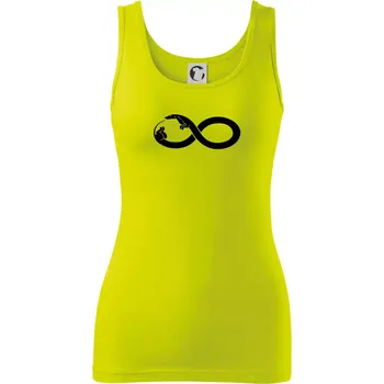 Jezevčík nekonečno - Dámské tílko - M ( Limetková )