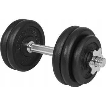 Železná nakládací činka Gorilla Sports 1x 15 kg