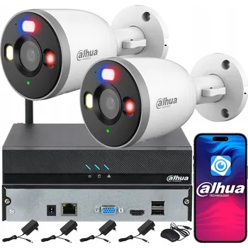 Bezpečnostní kamera Monitorovací systém DAHUA pro 2 kamery 5MPx F5D-PV Smart Dual Light Audio