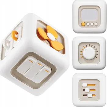 Hračka pro nejmenší Senzorická hračka pro malé děti ve věku 1-3 let, aktivní kostky, dárek