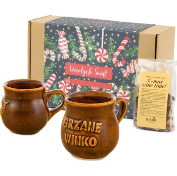 Sada hrnků na svařené víno a ovocný čaj 2 kusy