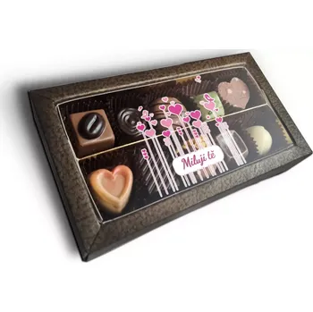 Bonboniéra Sablio Pralinky Miluji tě - 10 ks pralinek