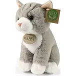 Plyšová kočka šedá sedící 23 cm SOFT COLLECTION