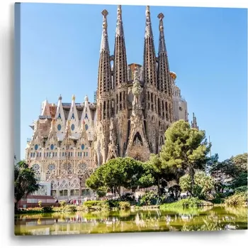 Obraz Sablio Obraz Barcelona Sagrada Familia - 50x50 cm
