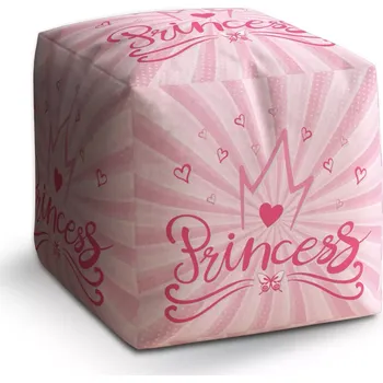 Taburet Sablio Taburet Cube Princess: 40x40x40 cm
