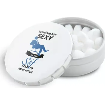 Bonbon Sablio Mentolky Nesnáším být sexy, ale jsem šéf: 3 ks