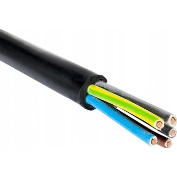 elektrický kabel Kabel Kulatý elektrický zemní YKY Elpar 5 x 1,5