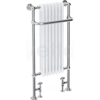 Radiátor Koupelnový radiátor vodní VETTO 960 W 550 x 1130 mm bílý, stříbrný