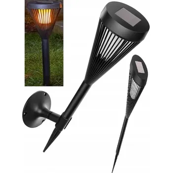 Venkovní osvětlení Zahradní Solární lampa Saska garden , černá, 47 cm, 1 ks