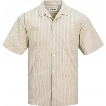 Pánská košile Jack&Jones pánská košile casual JACK&JONES-12269801 krátký rukáv relaxed bavlna velikost XXL