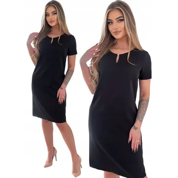 Dámské šaty SandraStyle šaty pro běžné nošení, klasické, délka ke kolenům, velikost 46