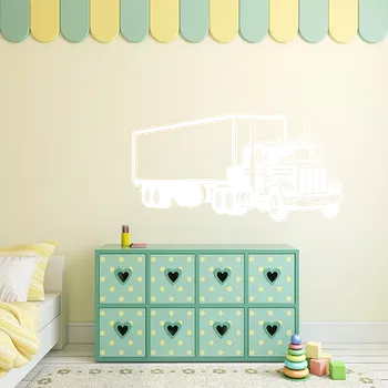 samolepka Sablio Samolepka na zeď: Nákladní auto - 60x30