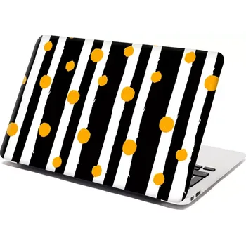 samolepka Sablio Samolepka na notebook Pruhy a puntíky - 29x20 cm