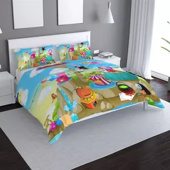 Povlečení Sablio Povlečení Pohádkový svět - 140x220 / 90x70