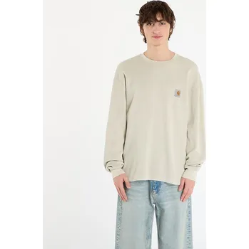 Tričko Carhartt WIP L/S Vista Waffle T-Shirt UNISEX Fleur De Sel Garment Dyed L