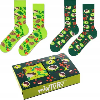 Pánské ponožky Zooksy Ponožky mixTURY Lesní, vícebarevné, velikost 41-46