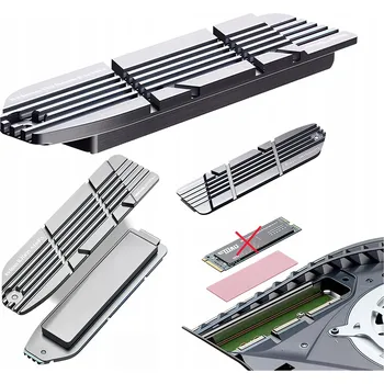 Hra pro PlayStation 5 Hliníkový chladič pro PS5 Playstation 5 M.2 2280 NVMe SSD