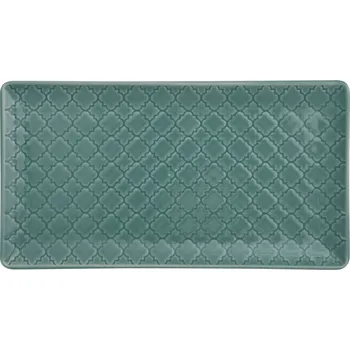 Talíř Mělký jídelní talíř Lubiana Marrakesh, mořská barva