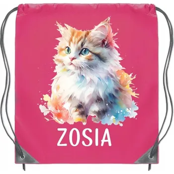 Obraz Sáček na boty růžový školní koťátko S JAKÝMKOLI JMÉNEM na TV WB_151