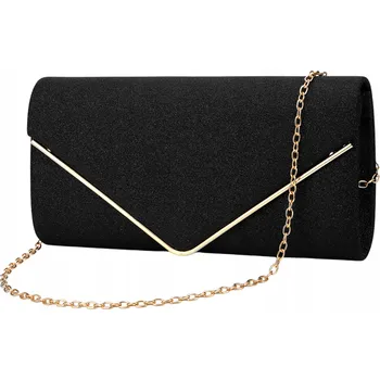 Kabelka EdiBazzar kabelka psaníčko syntetické černé