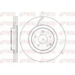 Brzdový kotouč REMSA 61525.10