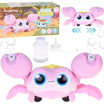 Bublifuk JOKO Chodící krab automat na bubliny se světly a hudbou