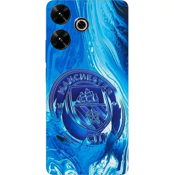 Pouzdro na mobilní telefon POUZDRO OBAL pro XIAOMI REDMI 13 - MANCHESTER CITY Fotbalový Klub