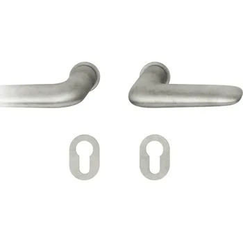 Dveřní kování FSB 15 1291 Plug-in Aluminium Pure, Cylindrická vložka