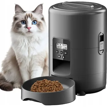 Miska pro psa AUTOMATICKÝ INTELIGENTNÍ DÁVKOVAČ KRMIVA PRO PSA KOČKU ZÁSOBNÍK MISKA 2L