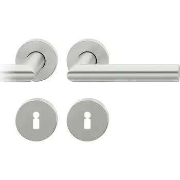 Dveřní kování Kování FSB 12 1076 ASL Eloxovaný hliník, klika / klika, Obyčejný klíč