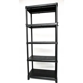 Dílenský regál Plastový skladový regál Keter 187 x 80 x 40 cm max 50 kg na polici