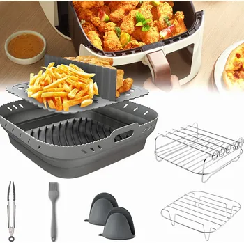 fritéza Organizér Air Fryer Silikonová beztuková fritéza Papír na pečení