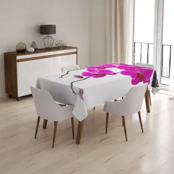 ubrus Sablio Ubrus Fialové orchideje - 90x90 cm