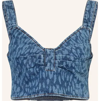 Baum Und Pferdgarten Dámský Džínový Top Mekira, modrá, 36