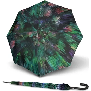 Deštník Knirps T.760 Peacock Green - elegantní holový vystřelovací deštník