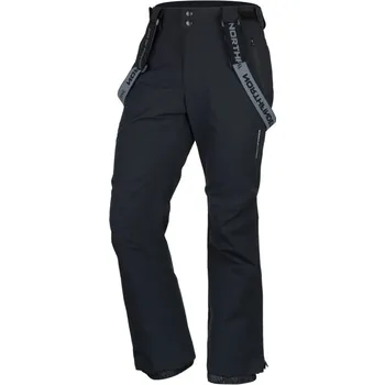 Snowboardové kalhoty Pánské lyžařské kalhoty Northfinder Kase Black Velikost: XL
