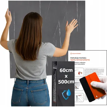 Tapeta Tapeta Samolepicí Vodotěsná do kuchyně na zeď Nábytek Černý Mramor