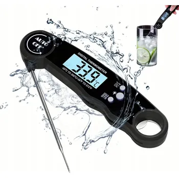 Kuchyňský teploměr BEZDRÁTOVÝ DIGITÁLNÍ KUCHYŇSKÝ TEPLOMĚR S LCD A SONDOU NA MASO