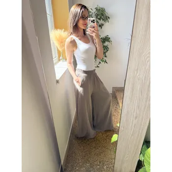 Dámské kraťasy BudesIN Mocca mušelínové kalhoty Luna