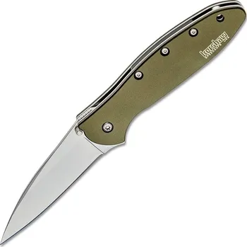 kapesní nůž KERSHAW Ken Onion LEEK asistovaný flipper nůž, olivový K-1660OL
