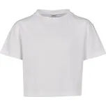 Build Your Brand Dívčí crop top - Bílá | 110-116 cm