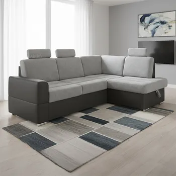 Sedací souprava Sedací souprava BARDO + 3x záhlavník | 235x170 cm | PRAVÁ | rozkládací + úlo. prostor | VÝBĚR TKANIN