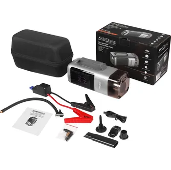 Gadget MULTIFUNKČNÍ ZAŘÍZENÍ VYSAVAČ / JUMP-STARTER / PUMPA / FOUKAČ / SVÍTILNA / POWERBANK KD5498