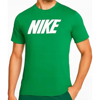 Tričko Pánské Nike Sportswear Zelené bavlněné tričko DX1981-365 vel. M