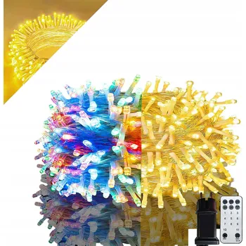 Vánoce LED RGB světelný had s dálkovým ovládáním 30m Party Light, Vánoční dekorace